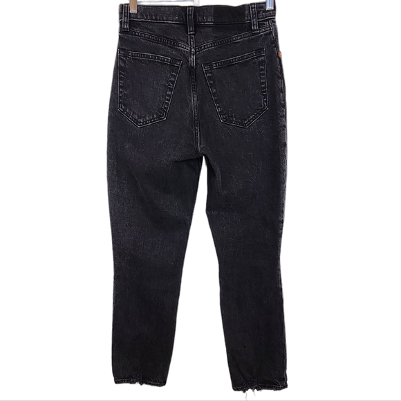 Abercrombie & Fitch 26 Short Curve Love '90s Straight Ultra High Rise Jean Black - Picture 10 of 16